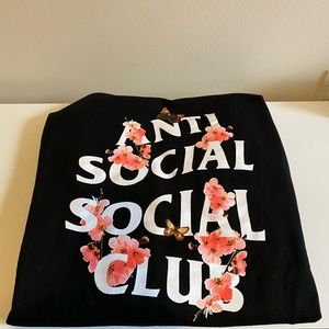 Anti Social Social Club Hoodie Size Large